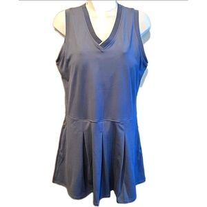 167 Kyodan Dark Blue Tennis Athletic Dress Size Laege